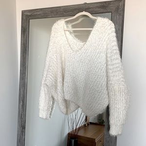 Oversized White Sweater